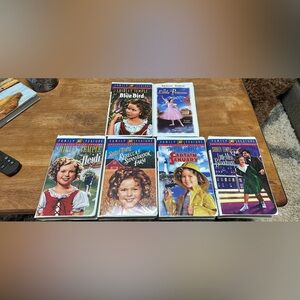 Shirley Temple vhs set